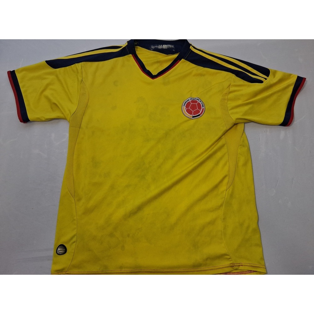 Colombia‎ Soccer Jersey Football Shirt American Ranger Yellow Mens